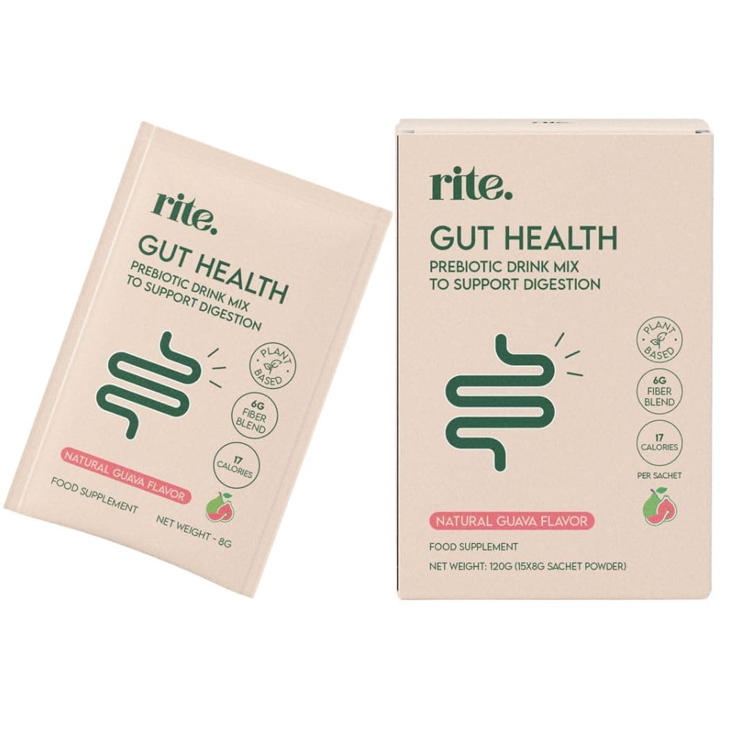 Gut Health Prebiotic Fibre Drink mix | Support Digestion, Gut Health, Weight Management | No added sugar | Vegan | 8g Powder sachets – Guava flavor (Pack of 15)