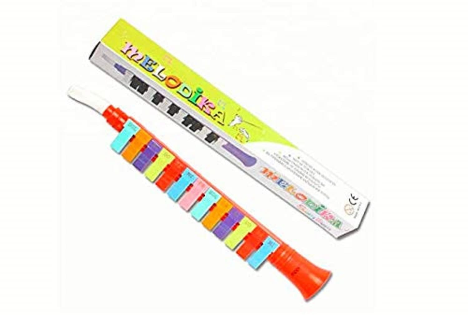 Shopfleet Plastic Non Toxic Melodica Mouth Organ Portable Wind Piano Toy for Kids,Toddlers and Babies | Pack of 1 (Multicolor)