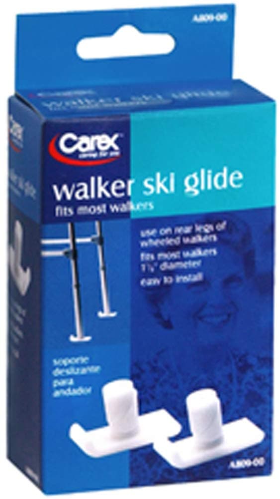 Carex Walker Ski Glides, Pack of 3