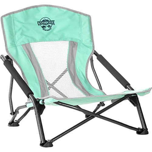 Crazy Creek Beach & Festival Chair – Perfect Concert Seat, Sit Low and Comfortable for a Picnic, Beach, Taligating or RV Use – Easy to Carry Chair in a Bag, Heavy Duty