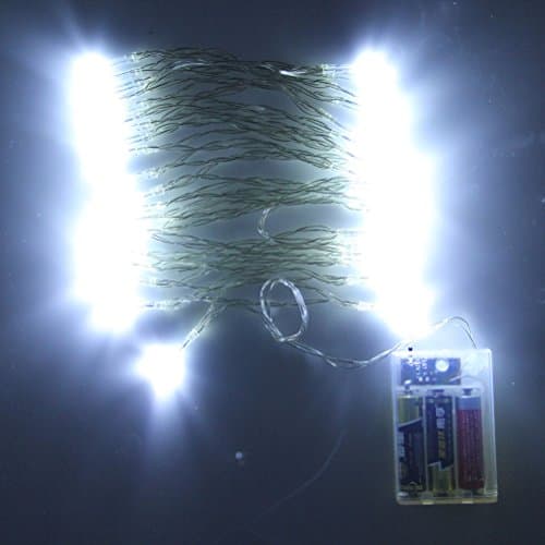 40-LED Bulbs 13 Feet Battery-Operated Christmas Wedding Fairy Decorative String Light