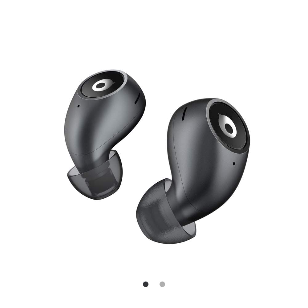 Air 1S Bluetooth Wireless Earbuds, TWS Bluetooth 5.0 Hi-Fi Sound 3D Stereo Wireless Earbuds with Mic, IPX6 Waterproof Headset 12H Playtime Wireless Earphones with Charging Capsule (Grey)