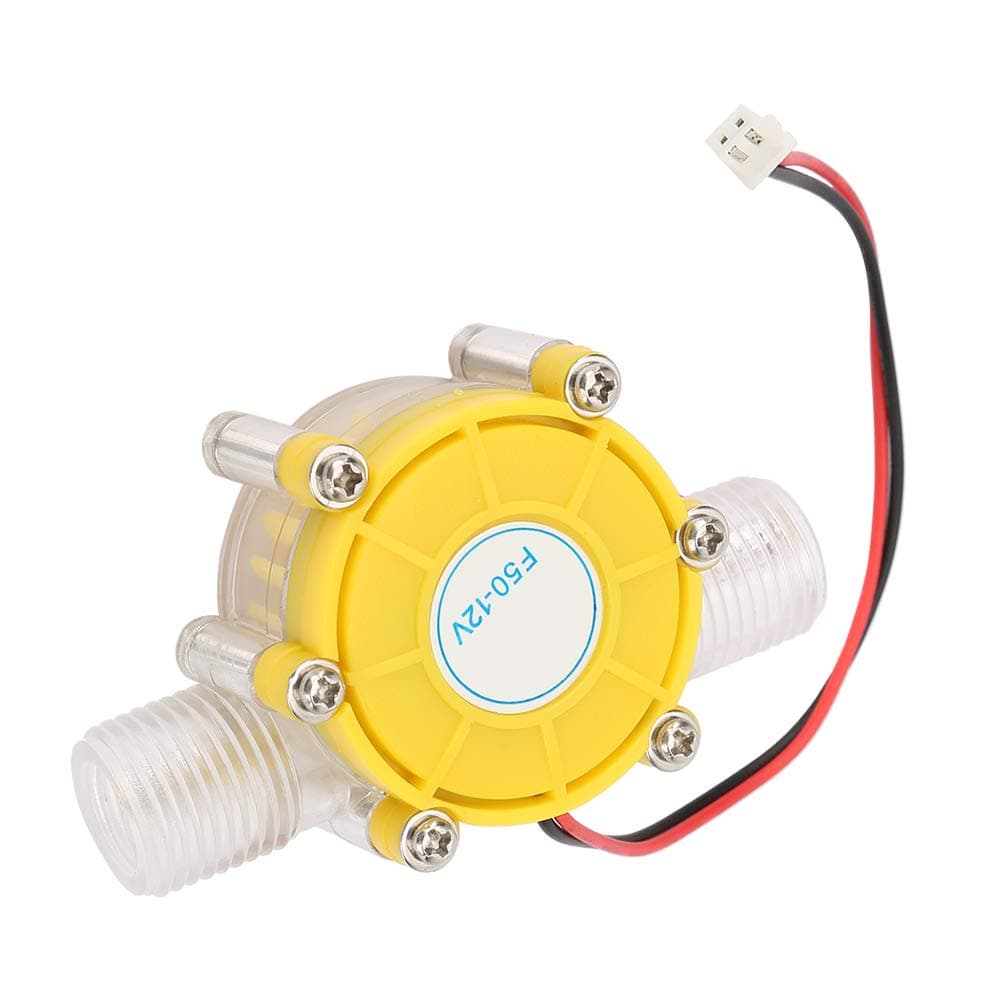 Hydroelectric Turbine, F50 Mini Hydroelectric 12v DC Water Flow Pump Hydroelectric Power Generator Micro Generator for DC Electricity Portable Power Micro Generator