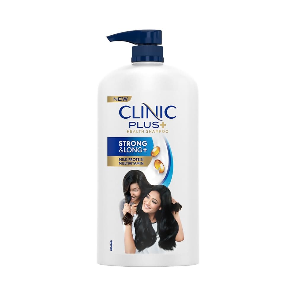 Strong & Long Shampoo 1 L, With Milk Proteins & Multivitamins for Healthy and Long Hair