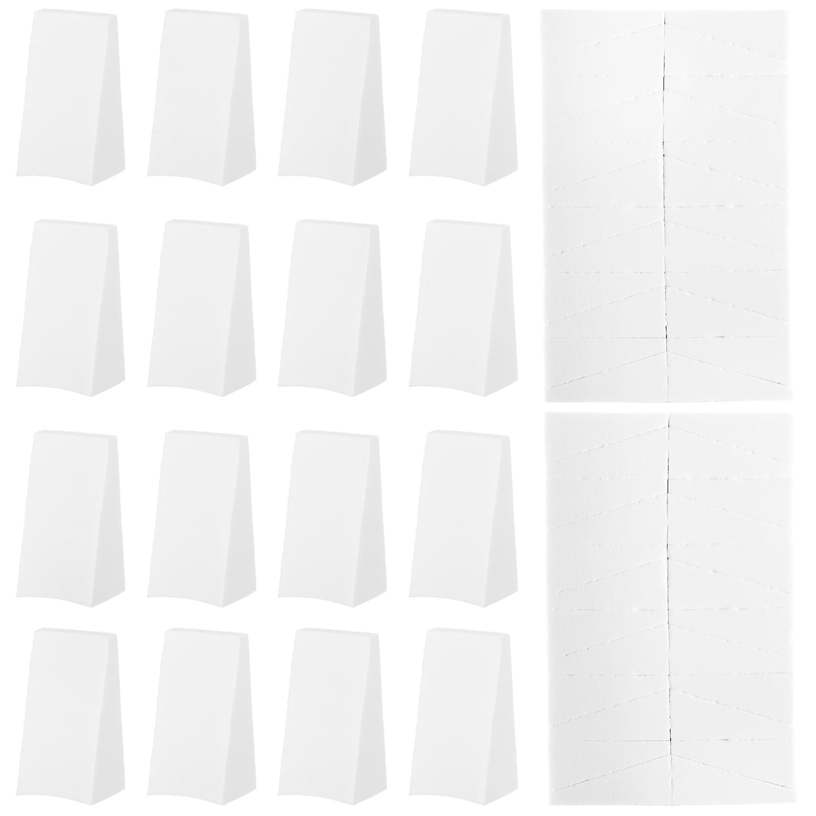 Hedume 192 Count Cosmetic Wedges, Makeup Sponge Blender, Latex-Free Makeup Wedge Great for Blending Foundation and Concealer Bulk Pack