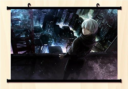 POPULAR Anime Tokyo Ghouls Kaneki Ken Home Decor Poster Wall Scroll Japanse 23.6 x 17.7 Inches -C04