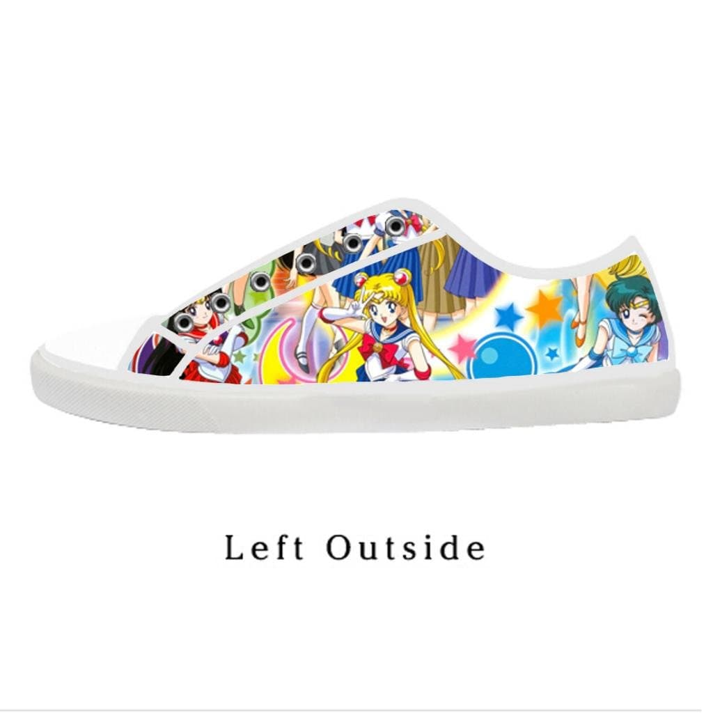Custom Sailor Moon Anime Manga Japan Women's Canvas Shoes Fashion Shoes for Women