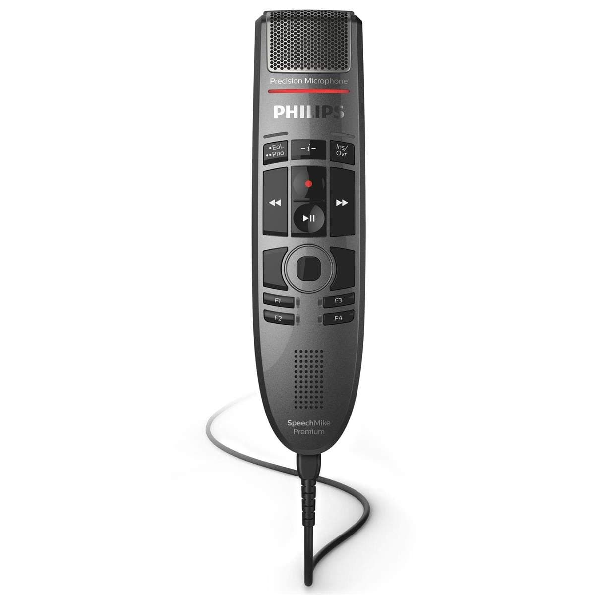 Philips SMP3700 SpeechMike Premium Touch Precision USB Microphone - Push Button Operation
