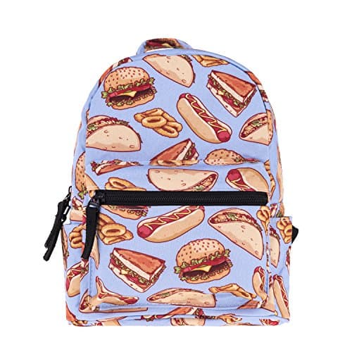 Cute 10 inch mini pack bag backpack for grils children and adult (Burger)