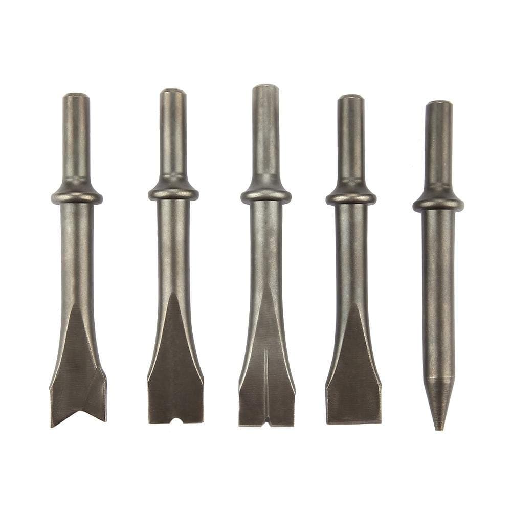 – 5pcs Air Chisel Bits Air Hammer Chisel, Pneumatic Hammer Bit Set for 150/190/250 Air Hammer