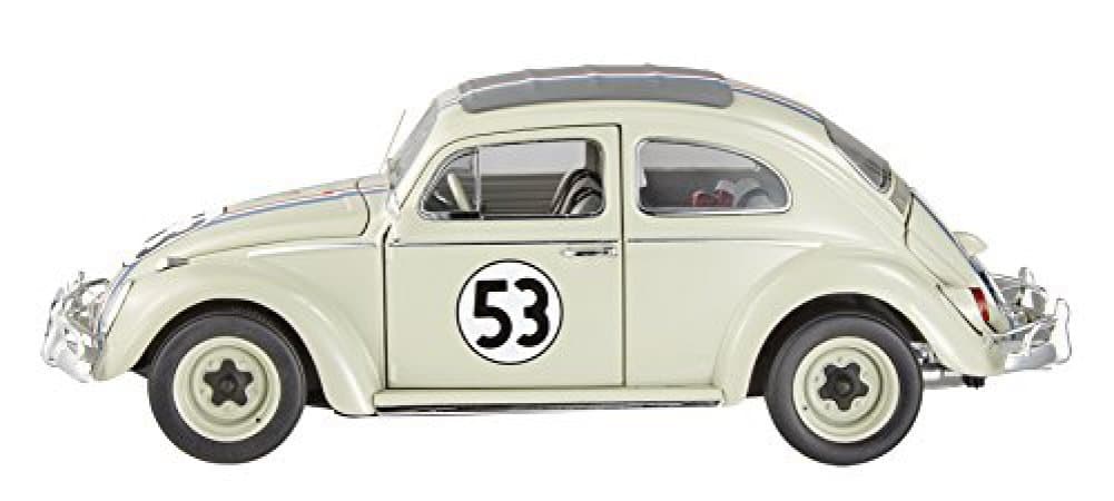 Hot wheels BCJ94 1963 Volkswagen Beetle The Love Bug Herbie #53 Elite Edition 1/18 Diecast Car Model by Hotwheels