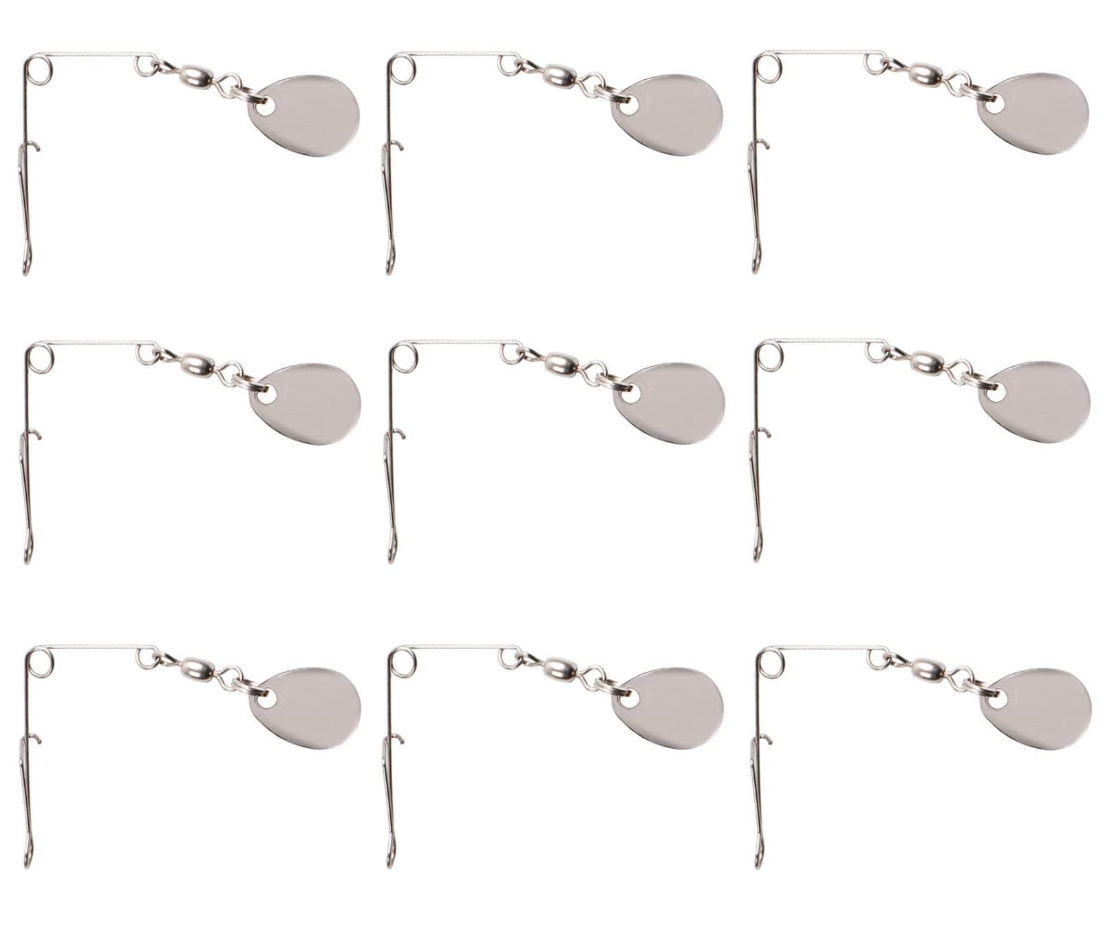 Fishing Spinner Blades for Crappie Spinnerbait - Crappie Fishing Spinner Spin for Jig Lure