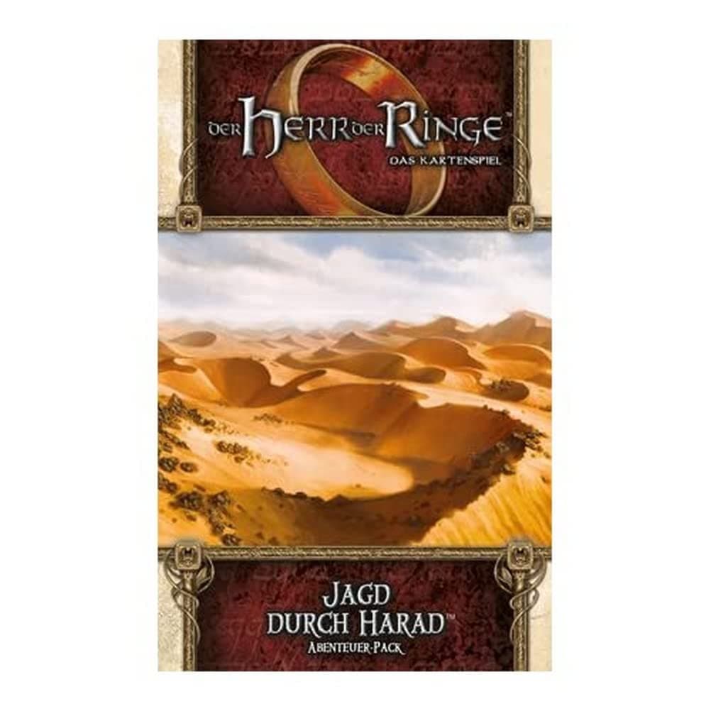 Fantasy Flight Games Asmodee The Lord of the Rings: LCG - Hunt through Harad | Expansion | Card Game | Deck Building | 2 Players | From 14+ Years | 30+ Minutes | German