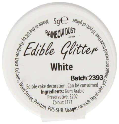 Edible Glitter White