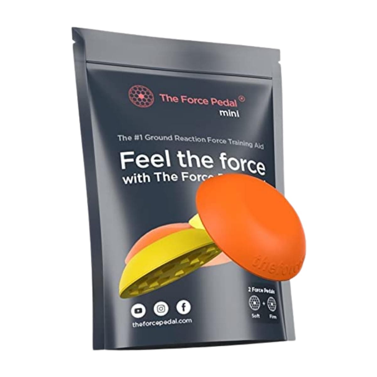 Mini – Training Aid – Increase Club Head Speed, Improve Stability with Chipping and Putting– 2 Force Pedals