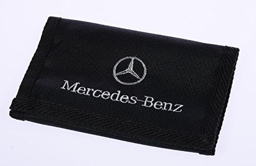 Mercedes Benz Logo Wallet Billfold Trifold Coin Purse