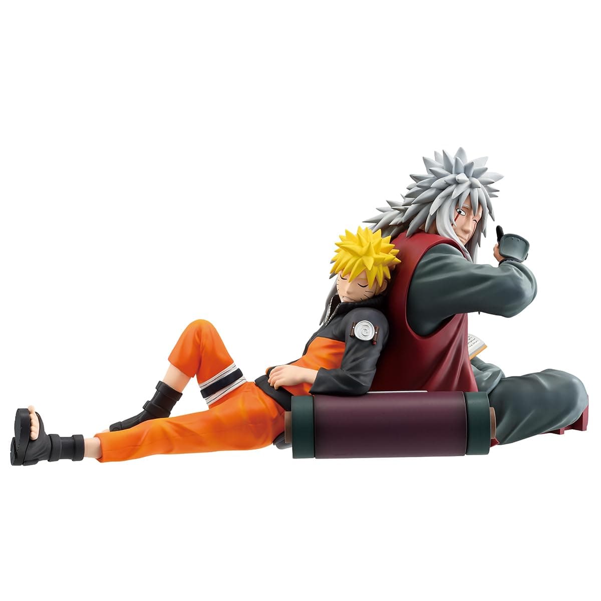 Ichibansho Figure - Naruto Shippuden - Naruto Uzumaki & Jiraiya (Legendary Sannin), Bandai Spirits Revible Moment Collectible Statue