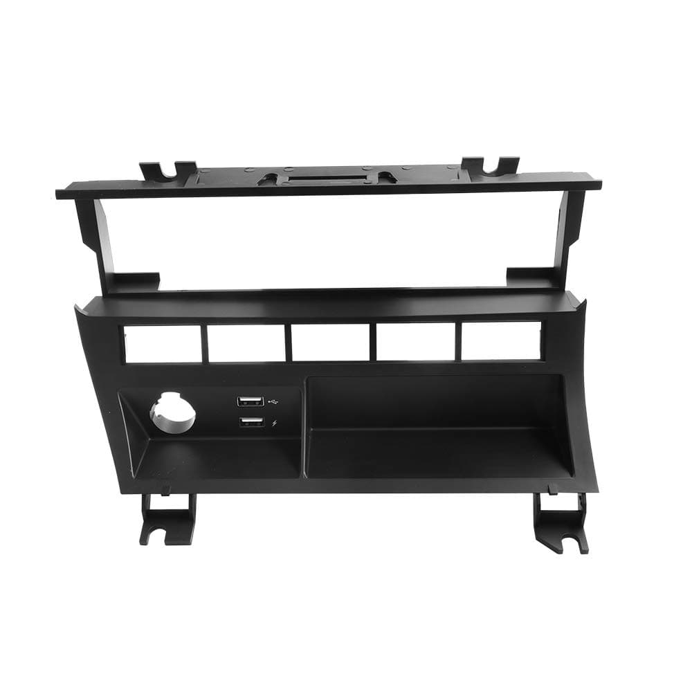 DYNAVIN E46 Double DIN Stereo Dash Kit HVAC Relocation Bracket Individual Row Style BMW 1998-2006 3 Series