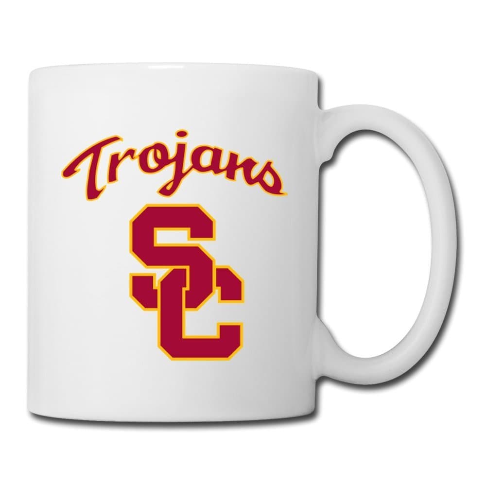 Novelty-coffee-mugs USC Trojans College Cups White