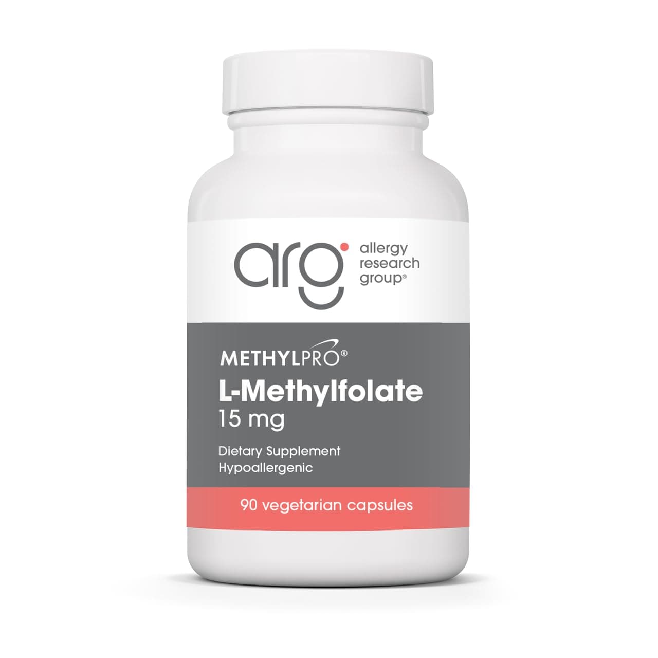 L-Methylfolate 15 mg - Bioavailable Folate Supplement for Brain Health & Neurotransmitter Support - Vegetarian & Hypoallergenic - 90 Servings - 90 Count