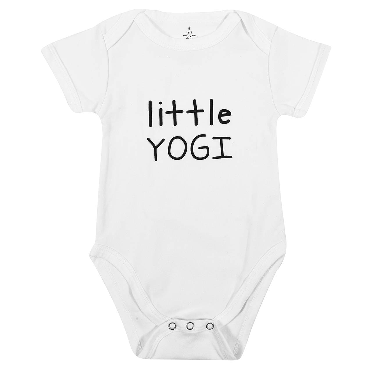 TREELANCEYoga Baby Organic Cotton Girl Boy Clothes Little Yogi Onesie for Yoga Babies