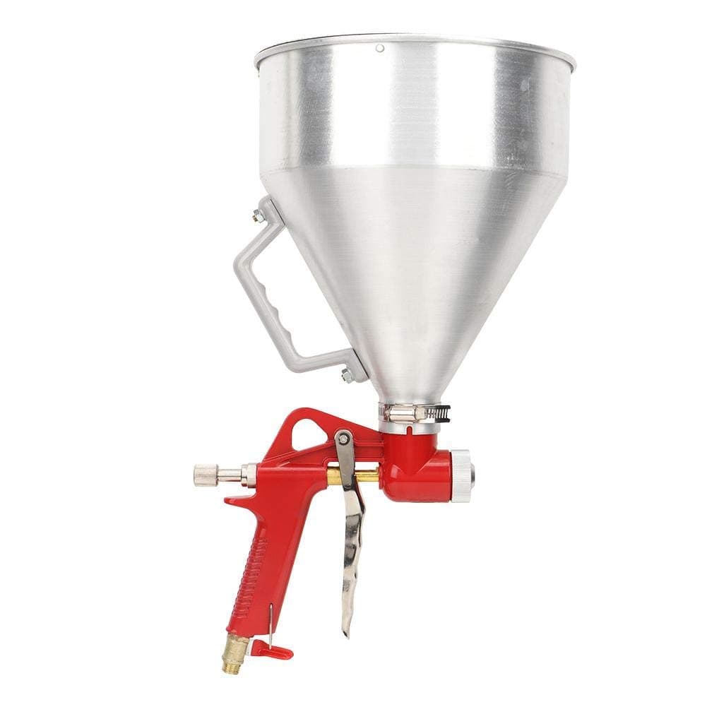 ZD-DZ Spray Gun,6L 1/4in Energy Saving Aluminium Hopper Air Spray Gun Wall Painting Sprayer Home Decoration Construction Site Diy Creation Tool 4/6/8mm