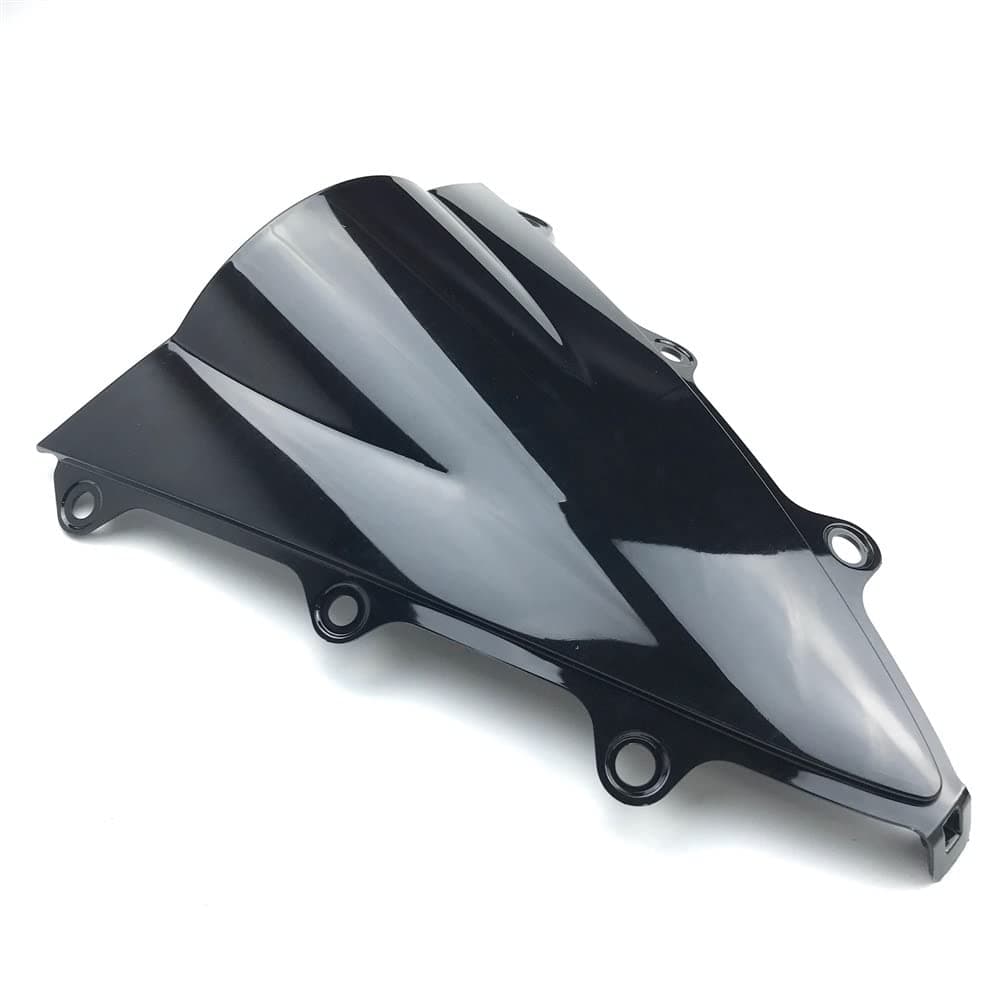 For Ho&nda CBR300R CBR300 R 2014 2015 2016 2017 CBR 300 R Motorcycle WindScreen Windshield Double Bubble Windshield WindScreen (Color : Black)