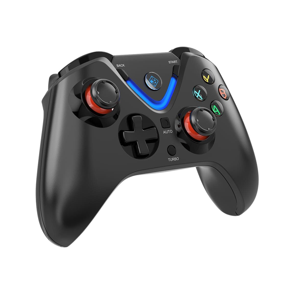 Cosmic Byte ARES Wireless Controller for PC, Upgraded Hall Effect Joystick & Triggers, Dual Vibration, Backit LED Buttons, Turbo, Auto Turbo (Black)