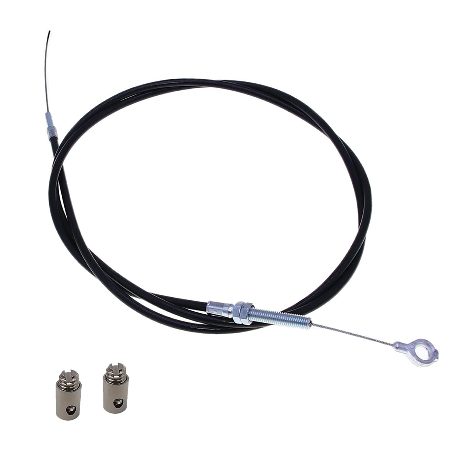 1 PC 71" Kart Throttle Cable, Throttle Cable with Ring, Kart Replacement Accessories, Compatible with 8252-1390 Manco ASW Go Kart Cart (Black)