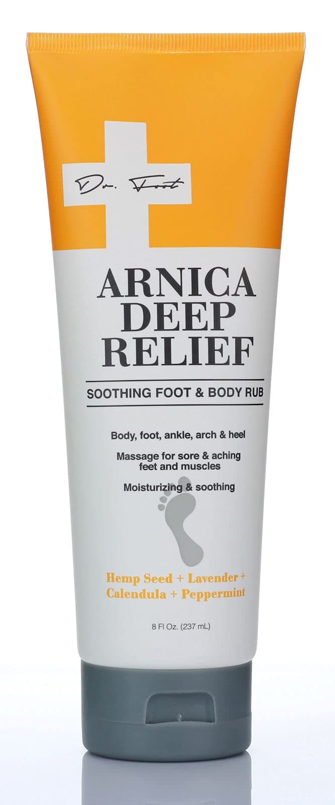 Arnica Deep Relief Soothing Foot & Body Rub Cream 8 Fl Oz (237mL)