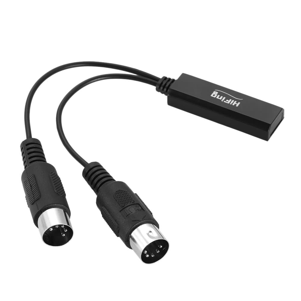 Docooler HiFing Wireless Bluetooth MIDI Adapter Bluetooth 4.0 5-pin DIN MIDI Adapter