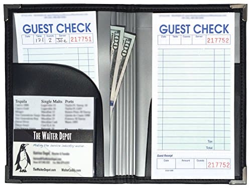 Zenith Waiter Book Silver - Best Waiter Book/Server Book since 2010