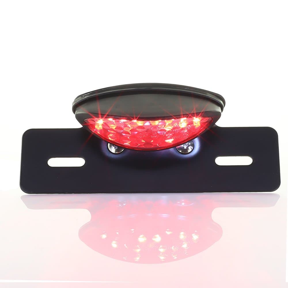 – Motorcycle LED RED Stop Running Brake Rear Tail Light Rear Fender Universal Modified Retro