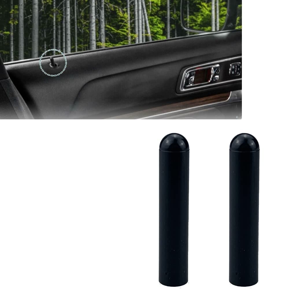 2Pcs Car Door Lock Knobs Interior Door Lock Knob Pull Pins D9ZZ-6621850-B for Ford