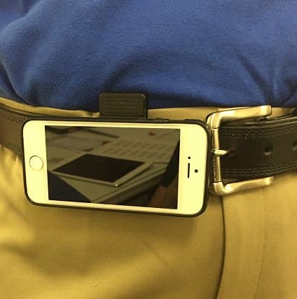 Magnetic Cell Phone Belt Clip Mount, fits all iPhones, Galaxy S3, S5