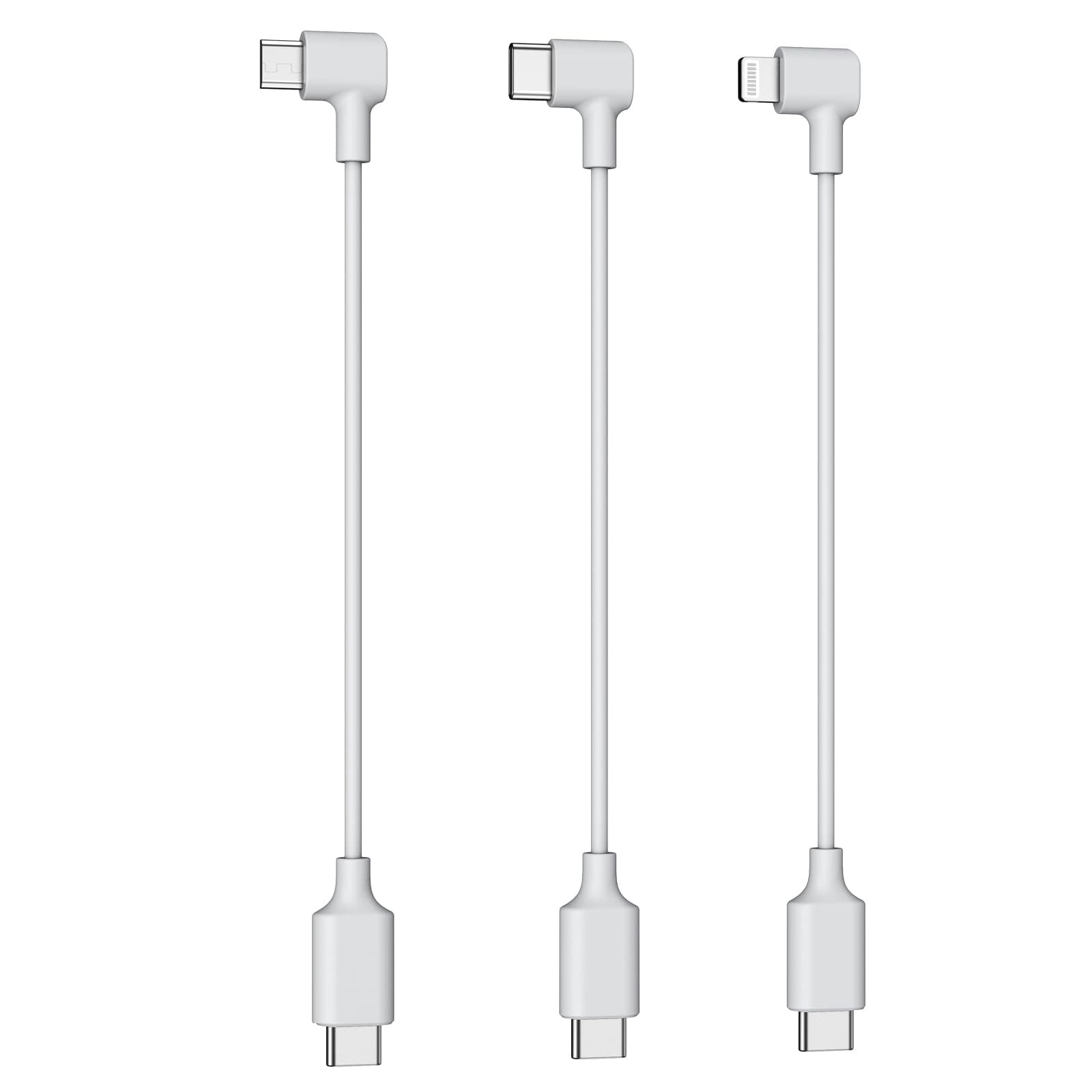 Atom SE USB OTG Cable 3Pcs Set, Micro/Type C/Lightning Port