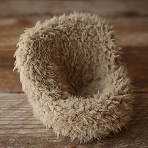 POSING POD COVER ONLY - FURRY SAND - MINI SIZE NEWBORN PHOTOGRAPHY RPOP