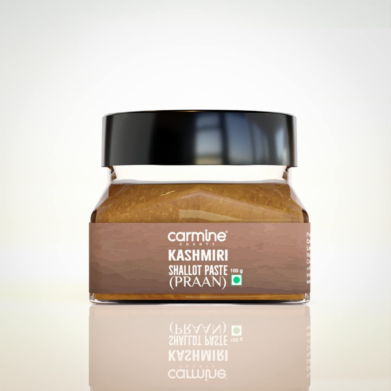 Carmine County Praan - Kashmir Wild Onion (Shallot) Paste - Bandipore Praan - Prepared by Waza - Tradional Recipe - Makes Dishes flavorful - Secret Wazwan Ingredient 100 g