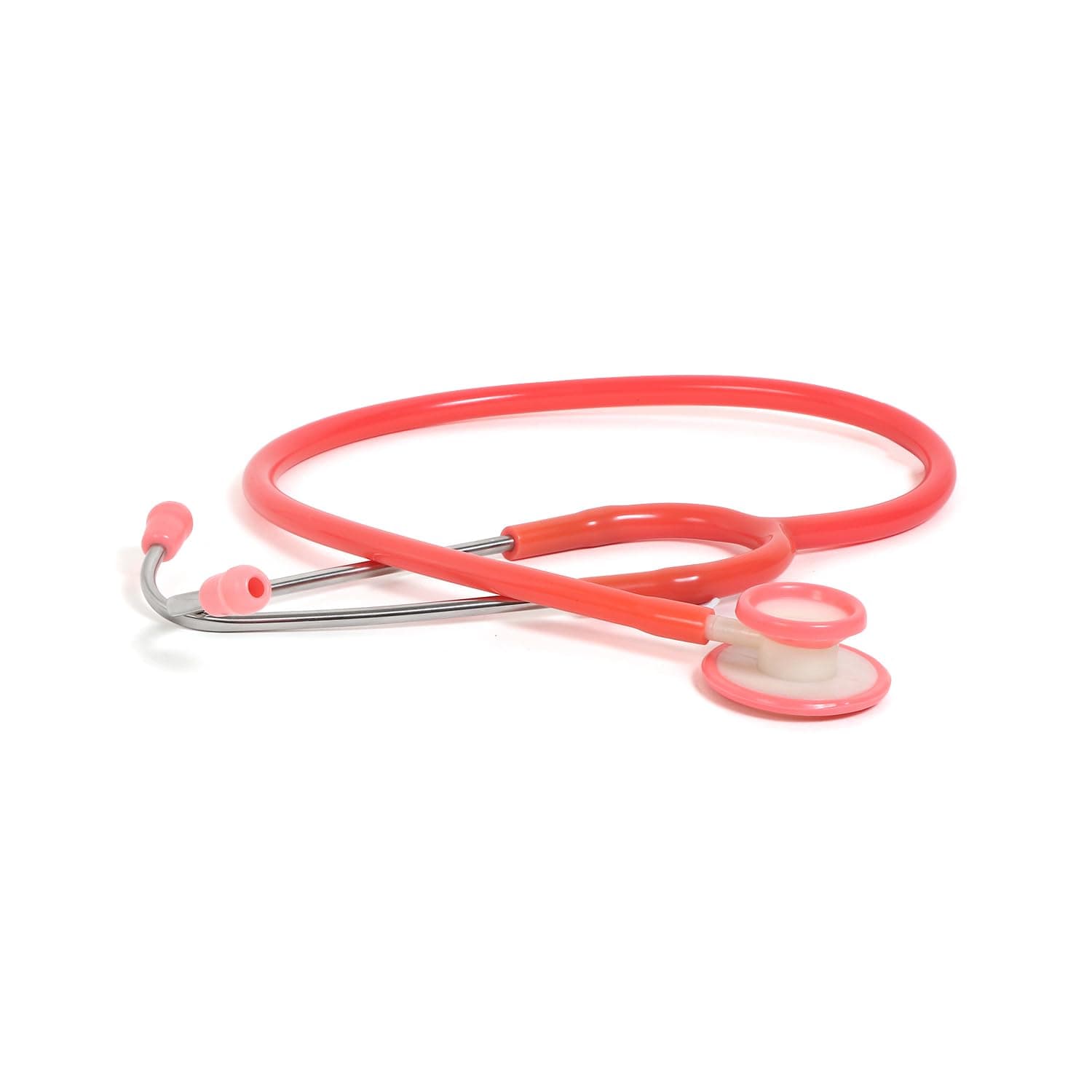 Stethoscope for Medical Use, Standard Whitetone I for Medical Students and Nurses Staff I Acoustic Plastic Chest Piece I Clear Sound Lightweight Stethoscope in Pink