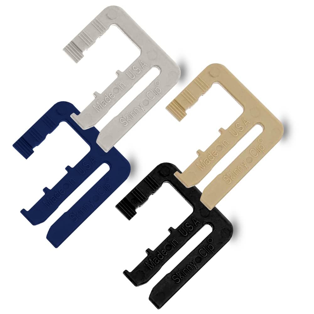 Waistband Tightener - Replace Belts For Women & Men Hold Up Your Pants Waist Cinch Adjustable Pant Skirts Shorts Jeans Multicolor 4 Pack, One Size