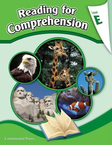 Reading Comprehension Workbook: Reading for Comprehension Level E - 5th Grade Paperback