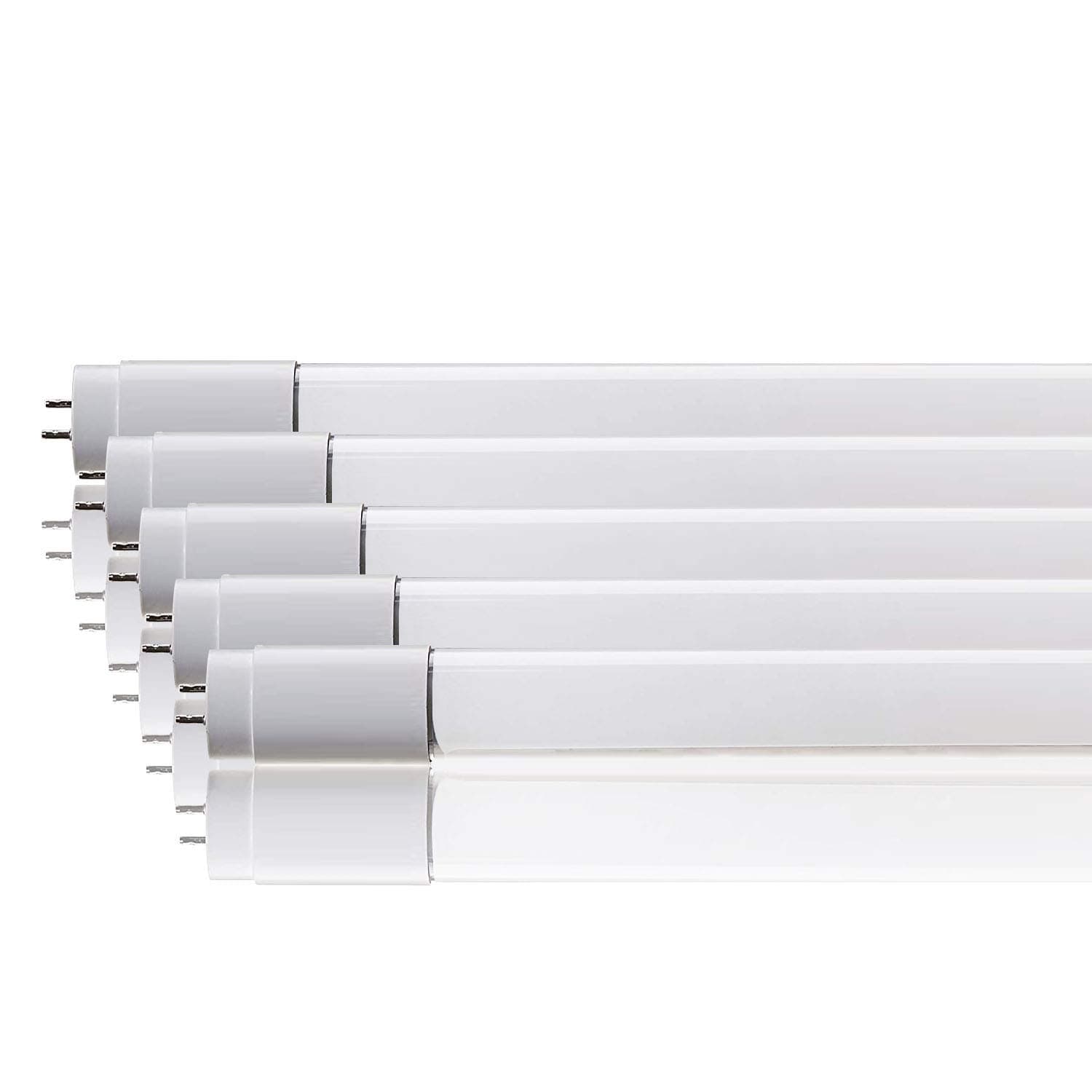 ZoneLED Set of 5-120 cm T8 G13 18W (Replaces 36W Gas Tube) - Daylight 4500K - 200° Beam Angle