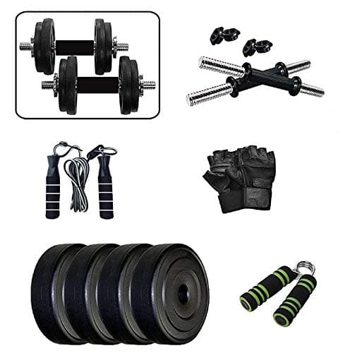 FLYUP Home Gym Combo, (8KG to 20KG) Exercise Set, Gym Set Combo, Fitness Set for Home Gym Exercise Fitness Workout