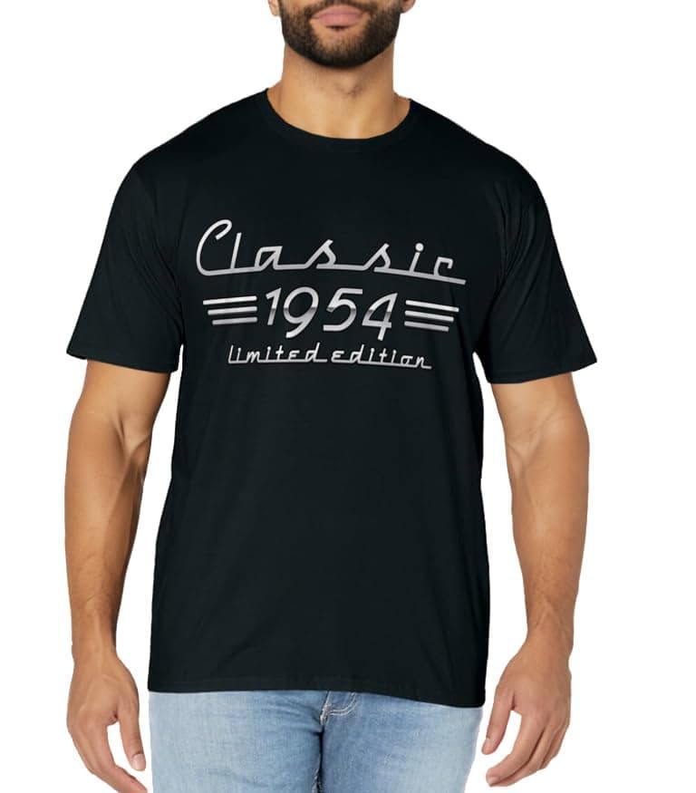 71 Year Old Gift Classic 1954 Limited Edition 71st Birthday T-ShirtOEKO-TEX STANDARD 100