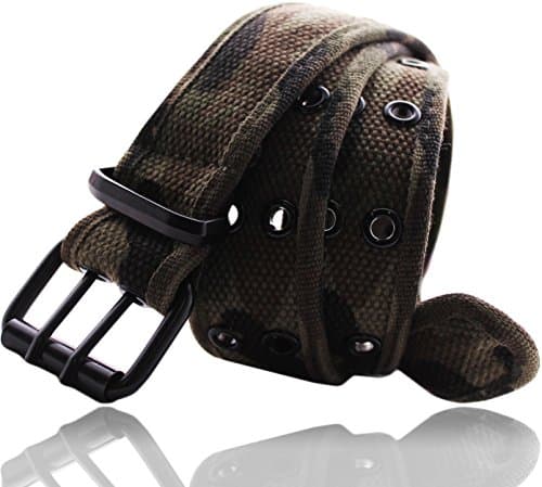 Eurosport Premium Canvas Grommet Belt - WB211 - Camouflage M