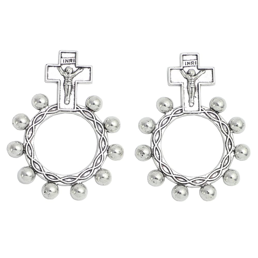 100pcs of Religious Anello Preghiera Finger Decade Rosary Ring
