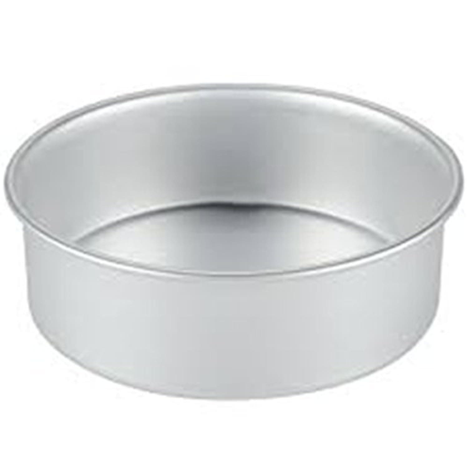 Aluminium Round Cake Mould Cake Pan Cake Tin 7 Inches for Baking 750 Grams for Oven, Silver
