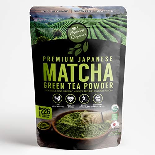 453gm / 1lb Organic Japanese Matcha Green Tea Powder - Culinary Grade - Pure Energy & Focus - Perfect Superfood…