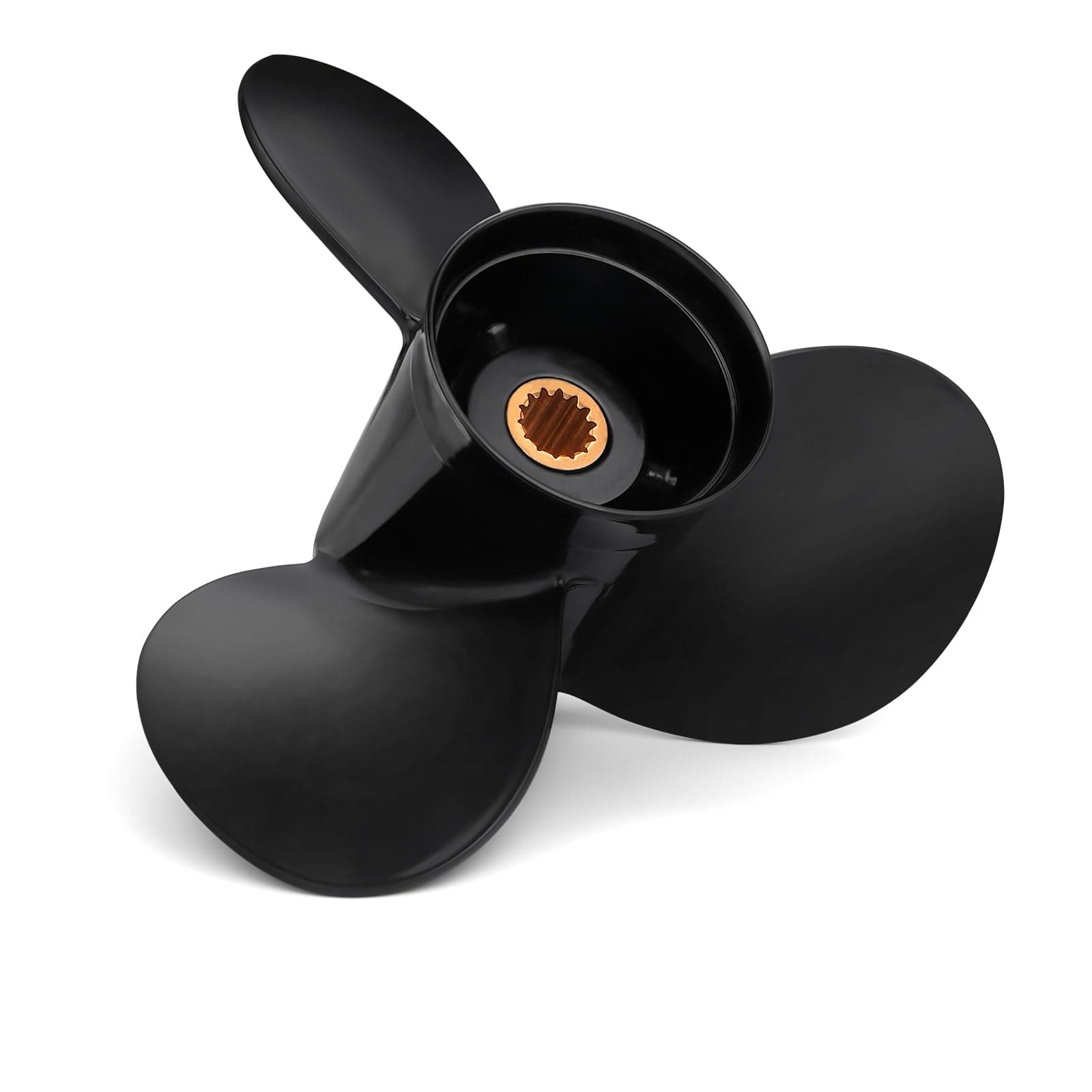 OEM Aluminum Boat Propeller10.3x12 Fit BRP Johnson Evinrude OMC Stern Drive 15-35 HP 14 Spline Tooth Prop Parts No.765050,RH