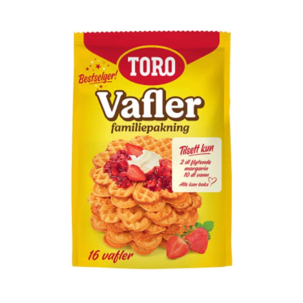 Toro Vafler - Finest Norwegian Waffle Mix (21 ounces), Made in Norway